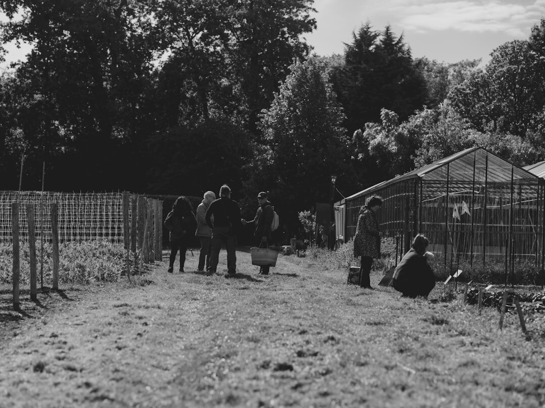 woman in community garden